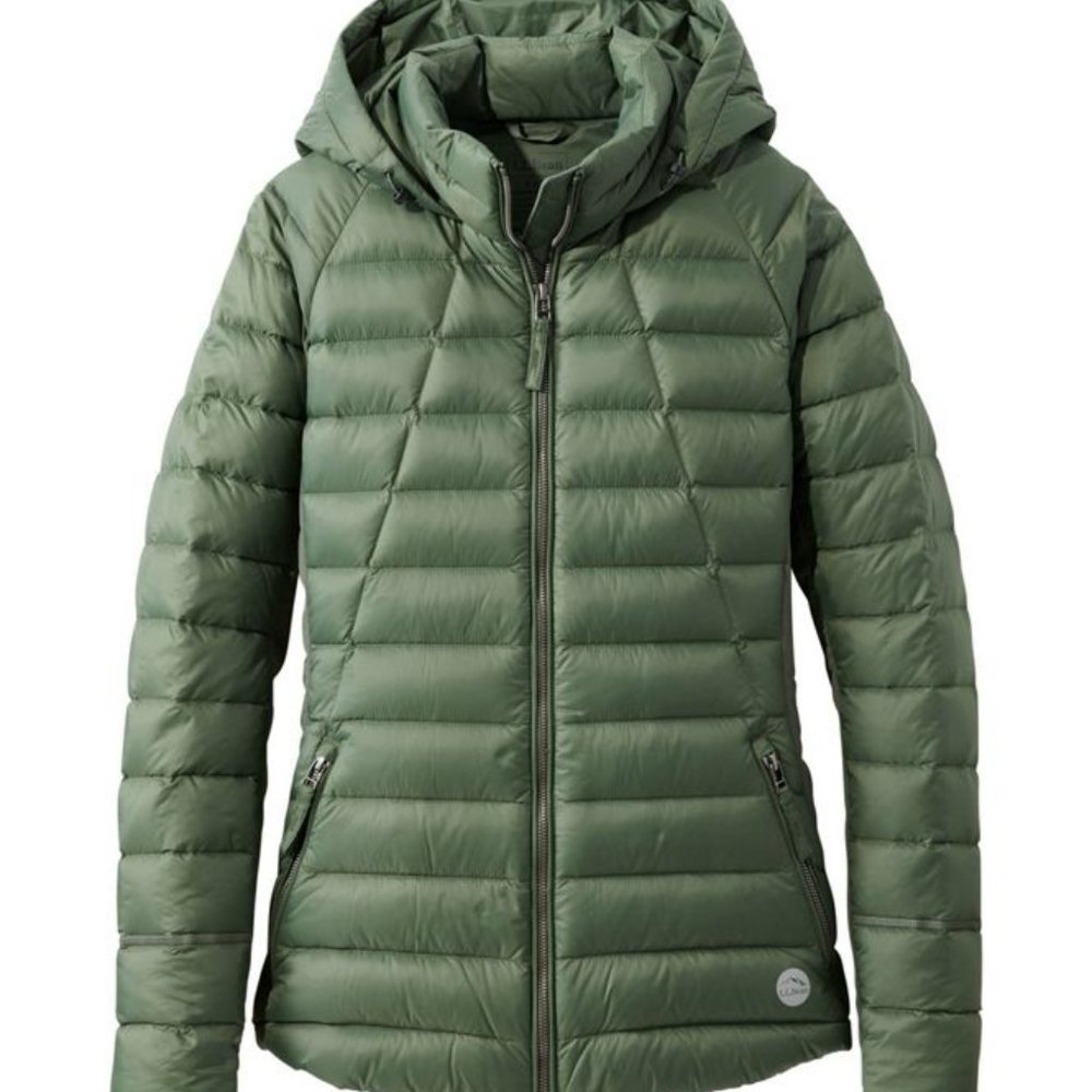 LL Bean Boundless Down Hybrid Women's Plus, 2X, Thyme